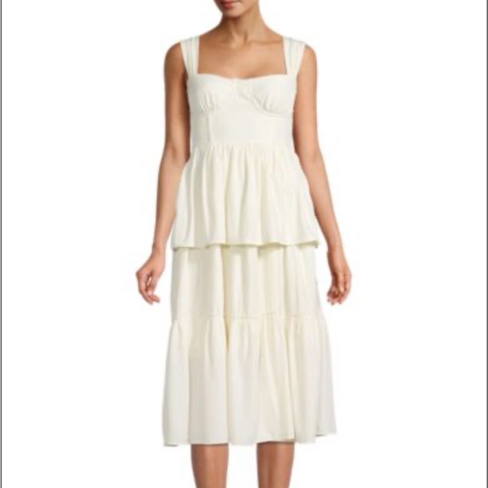 WEWOREWHAT
Corset Tiered Midi Dress